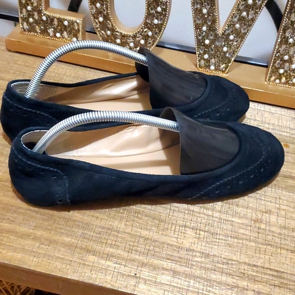 Sole Society Women's Suede Tanya Ballerina Slip-On Loafers Sz 9.5 - Picture 4 of 9